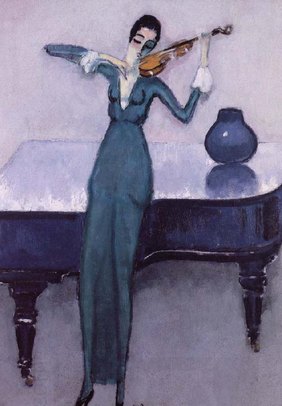 kees van dongen Ibe violin player China oil painting art